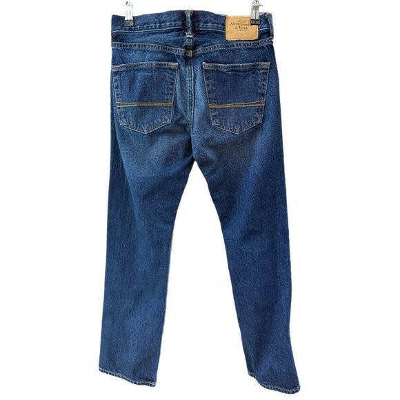 Abercrombie & Fitch Mens 28x30 Slim Straight Button Fly Jeans - Picture 4 of 6